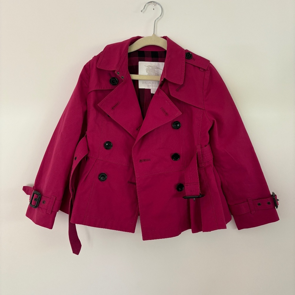 Burberry Kids Short Trench Coat